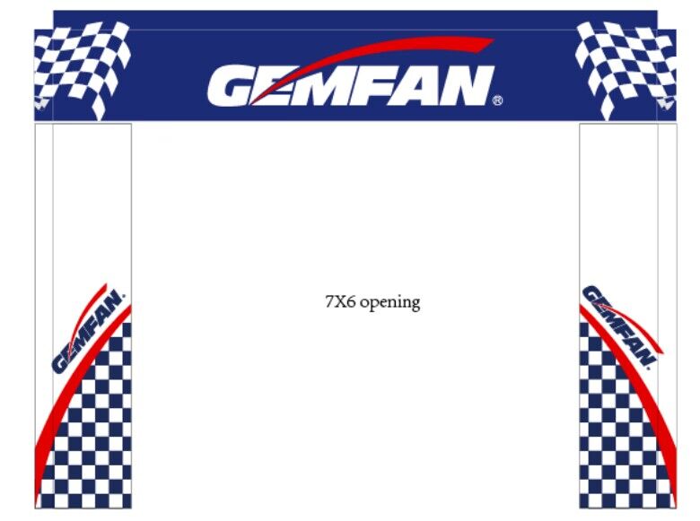 Gemfan 305*236CM 7X6FT FPV Rac – Drone Racing Gate recenzja i cena