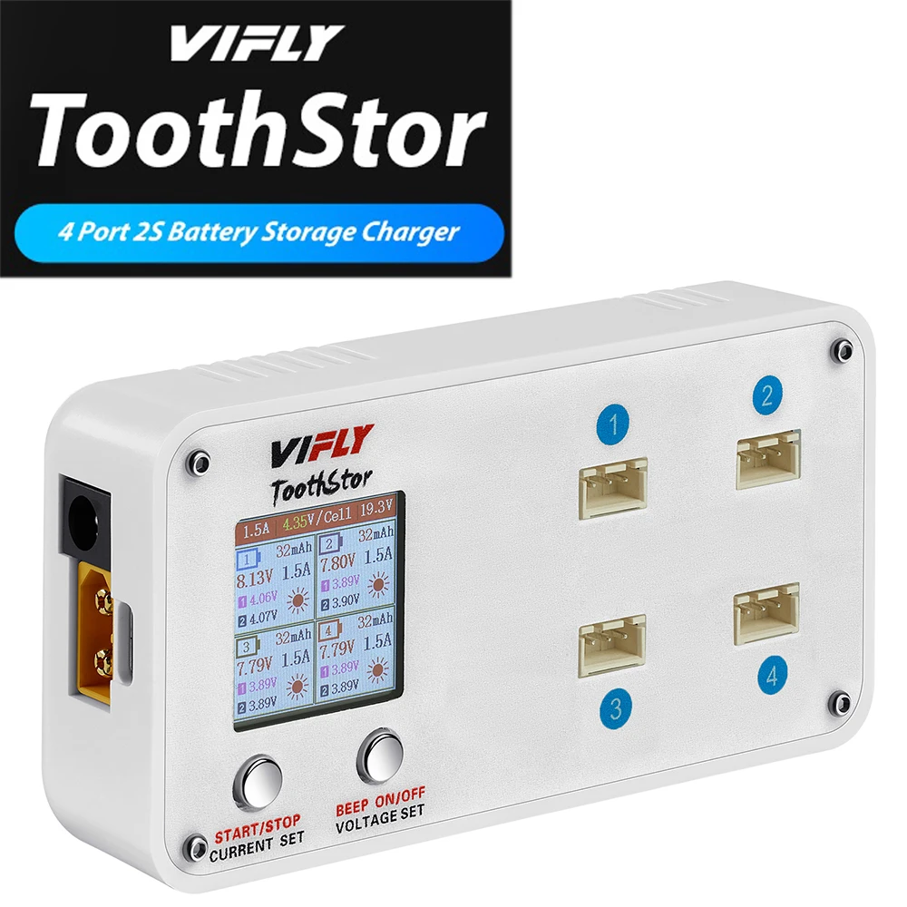 Ładowarka VIFLY ToothStor 4-po – Drone Racing Charger recenzja i cena